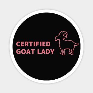 Certified Goat Lady Magnet
